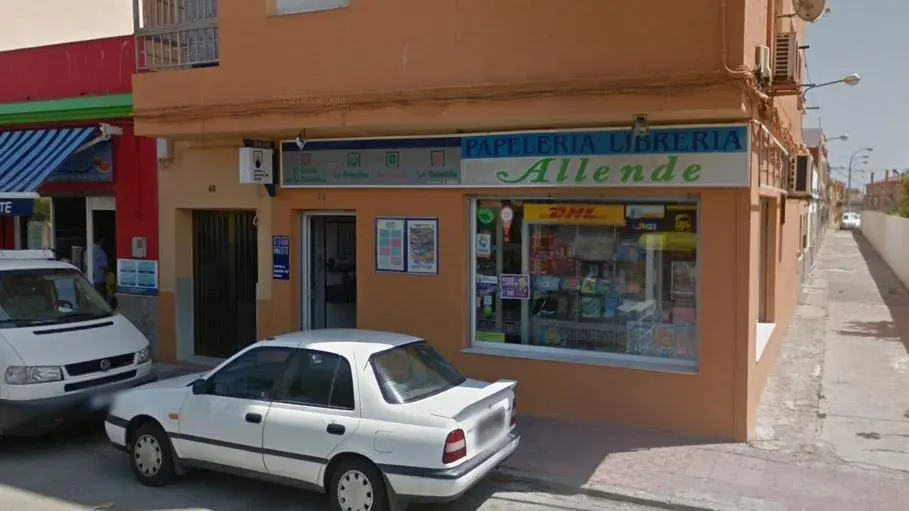 La papeler&iacute;a donde se ha vendido el n&uacute;mero. - Google Maps
