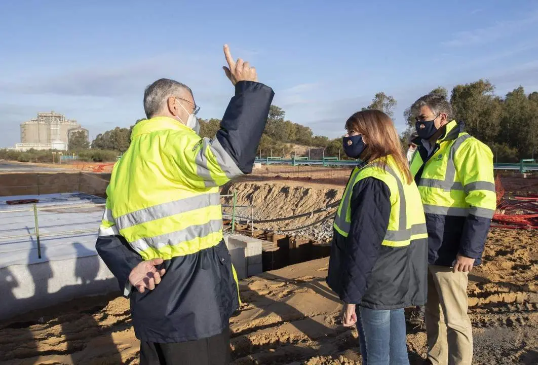 Pilar Miranda visita las obras. - VH