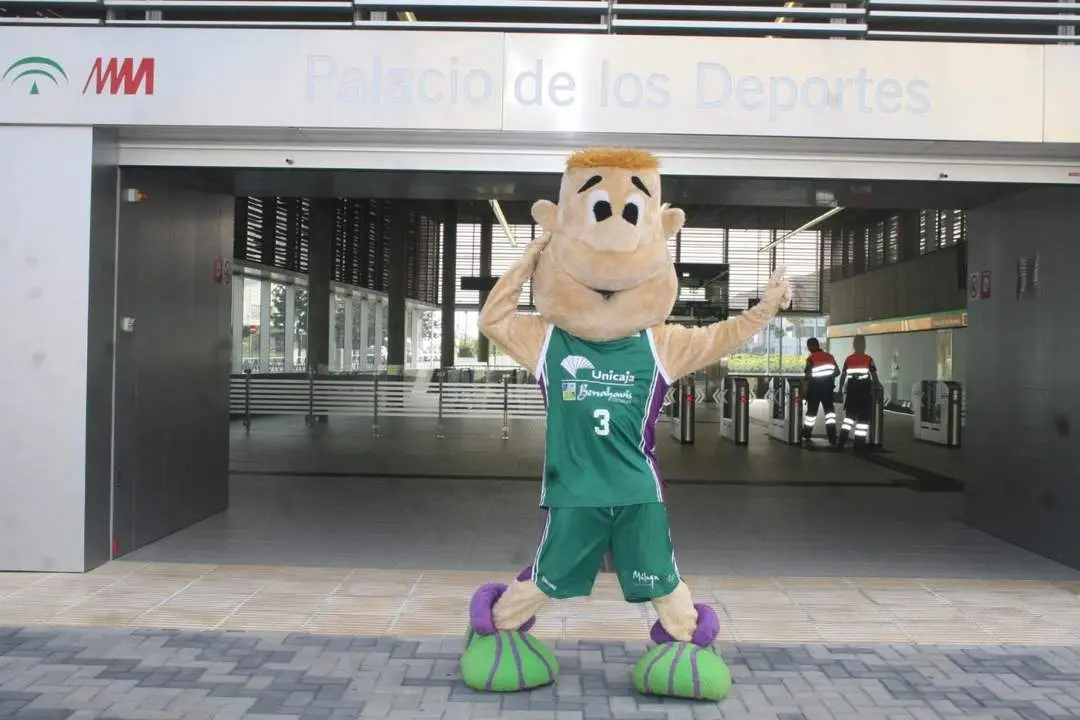 Mascota del Unicaja Baloncesto. - Europa Press