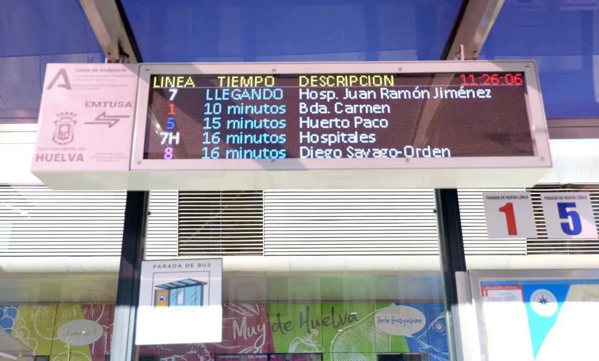 Pantallas de Emtusa. - VH