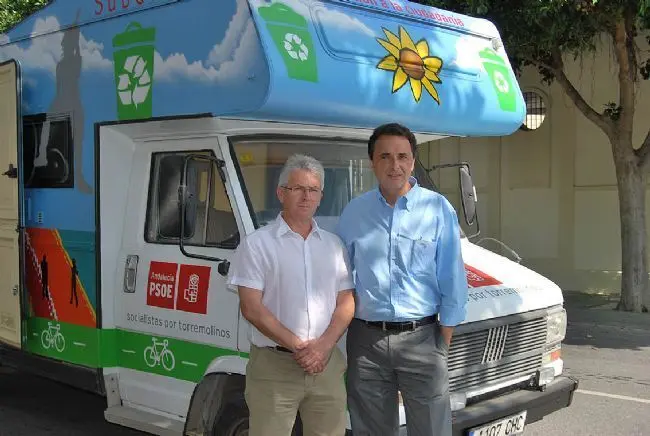 Los socialistas torremolinenses, Juan Ortu&ntilde;o y Jos&eacute; Ortiz, en una imagen de archivo. - Informaci&oacute;n