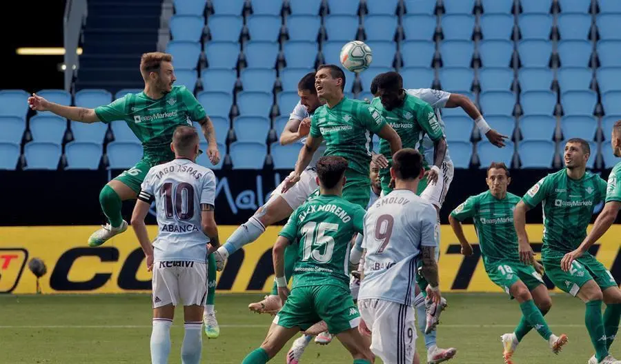 Imagen del Real Betis-Celta. - efe