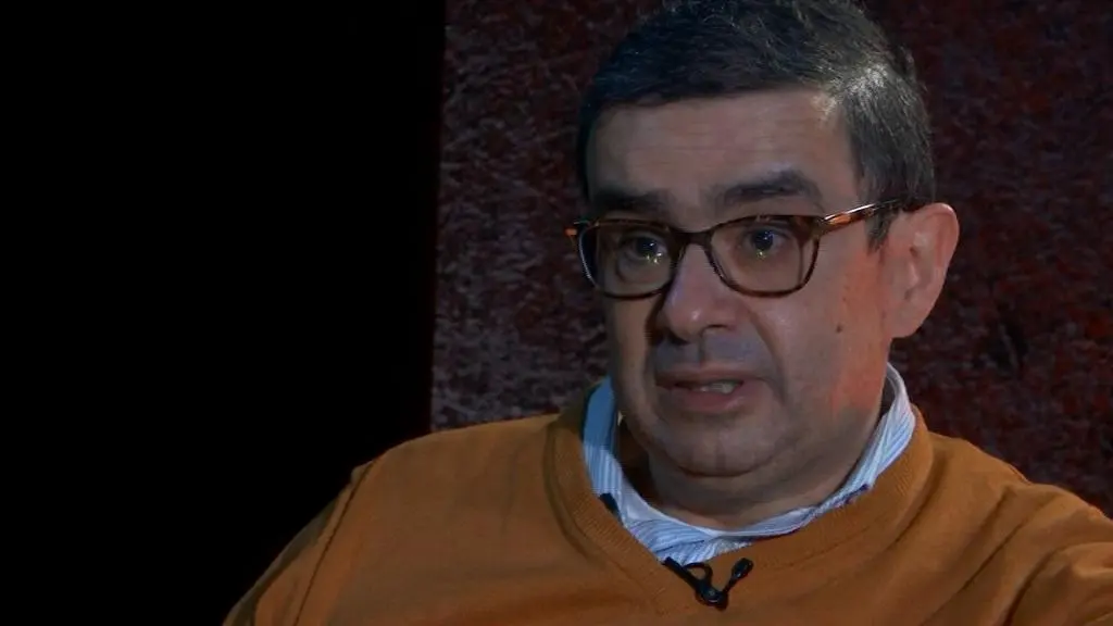 Paco Robles durante la entrevista. - 7TV