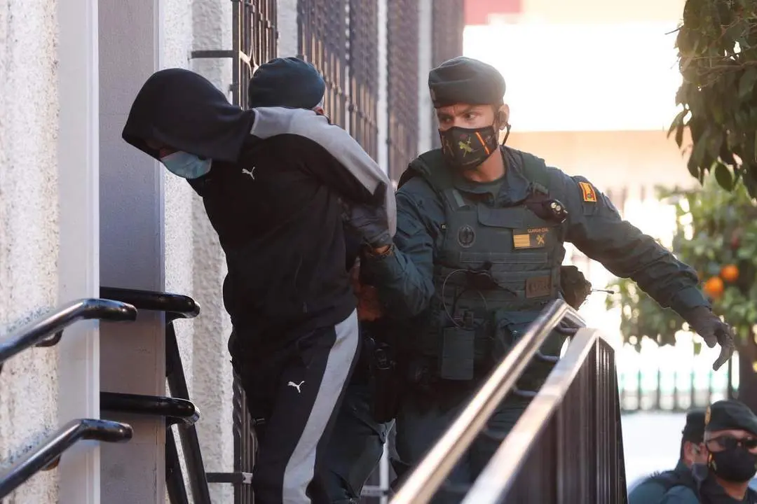 Llegada a los juzgados. - EFE/J. Zapata