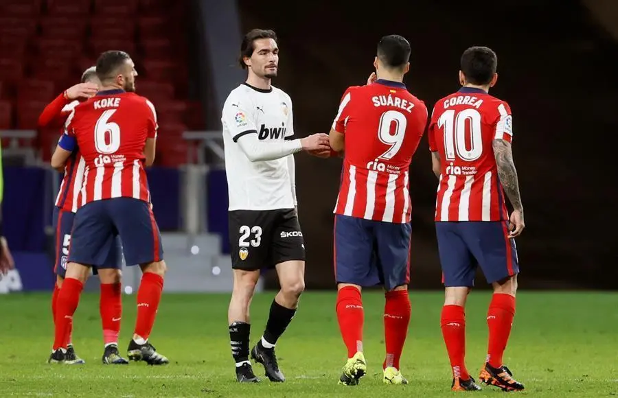 Atl&eacute;tico-Valencia. - EFE