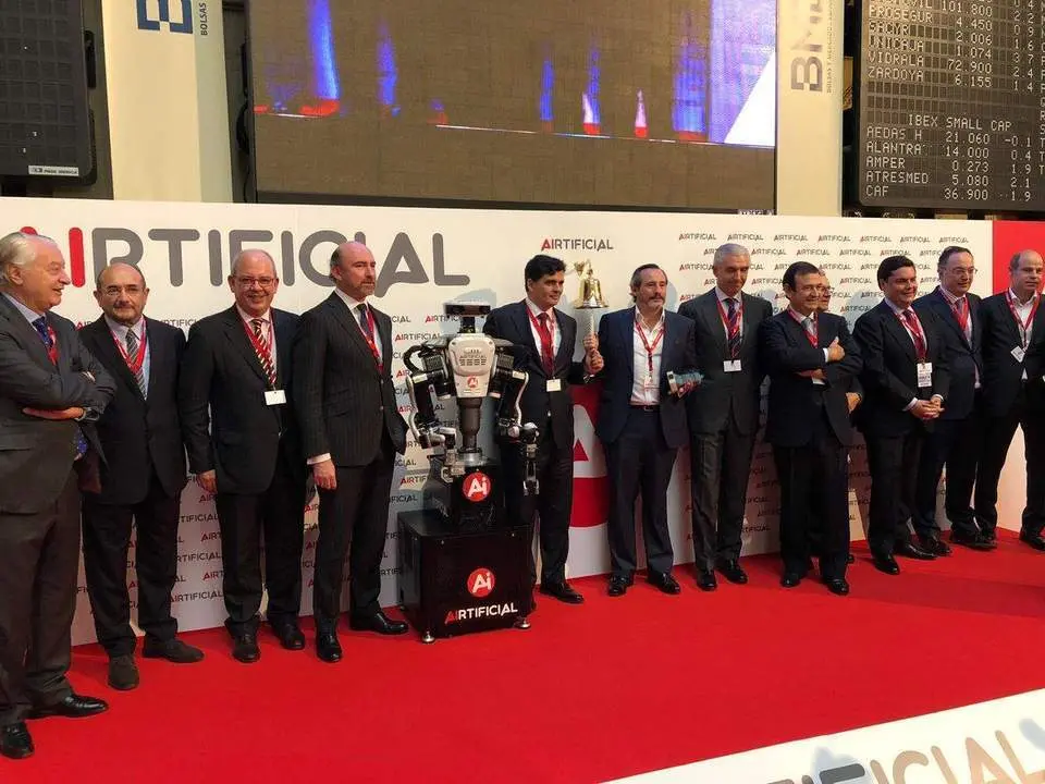 Estreno de Airtificial en Bolsa, con su antigua direcci&oacute;n. - Airtificial 