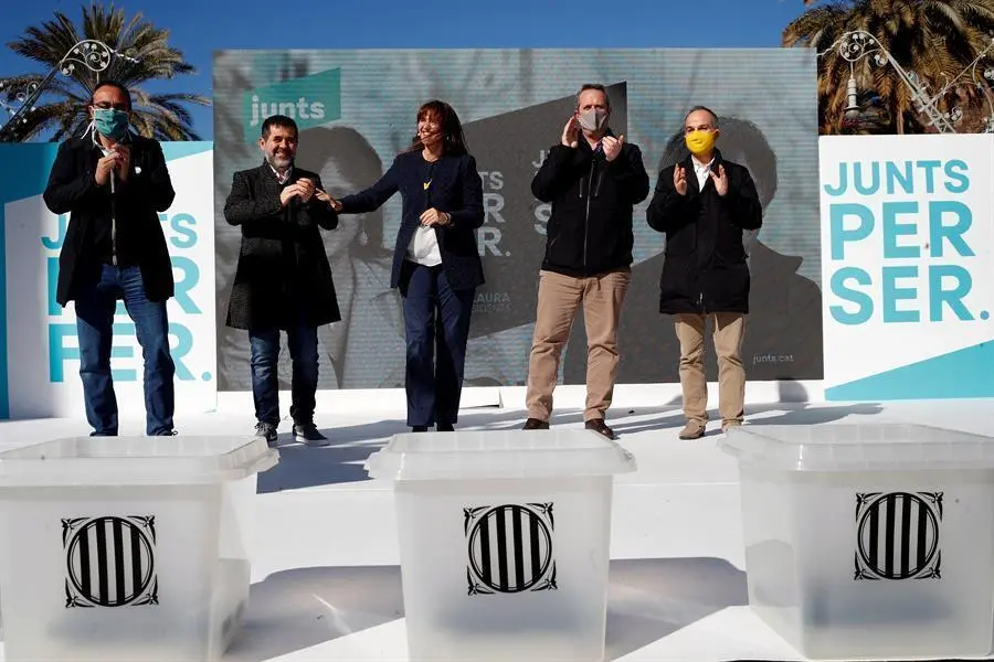 ACTO ELECTORAL DE JXCAT. - EFE
