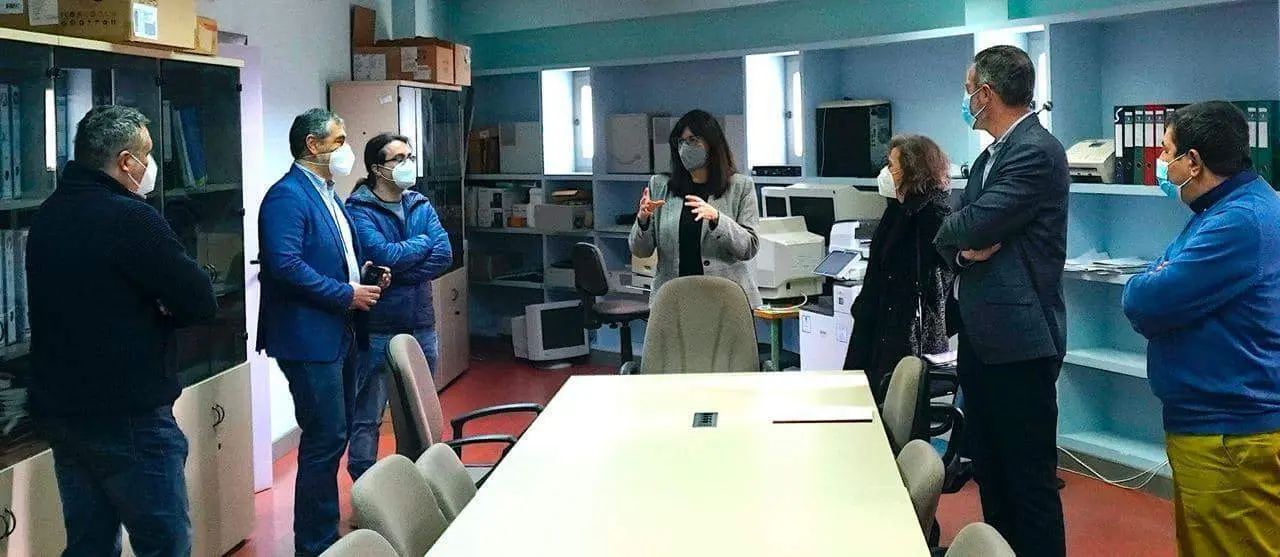 Visita de la rectora en el inicio de los ex&aacute;menes. - VH
