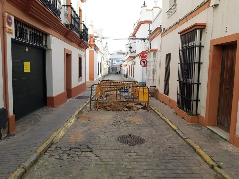 El tramo que se reparar&aacute;. - Jos&eacute; F. Cabeza