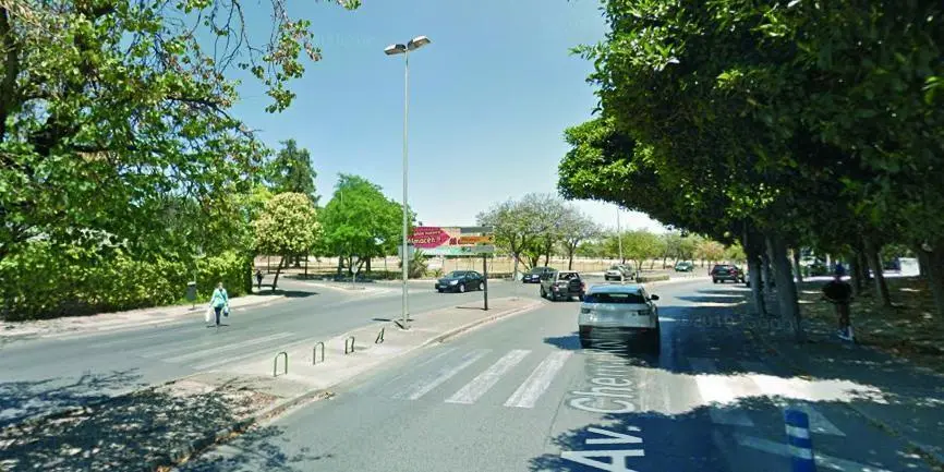 El atropello se produjo en este paso de peatones.  - Google Map.