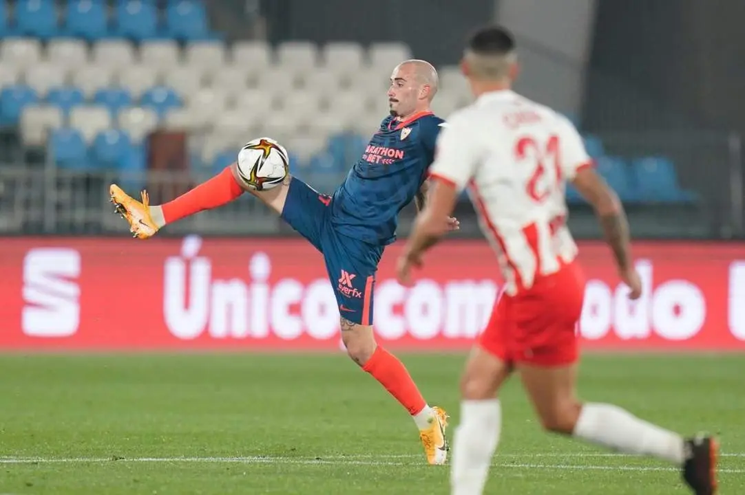 Aleix Vidal durante el partido de Copa del Rey contra el UD Almer&iacute;a. - sfc