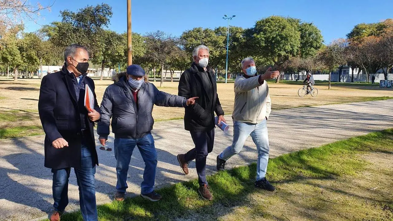 Miguel &Aacute;ngel Aumesquet, de Cs, en la zona de visita. - Cs