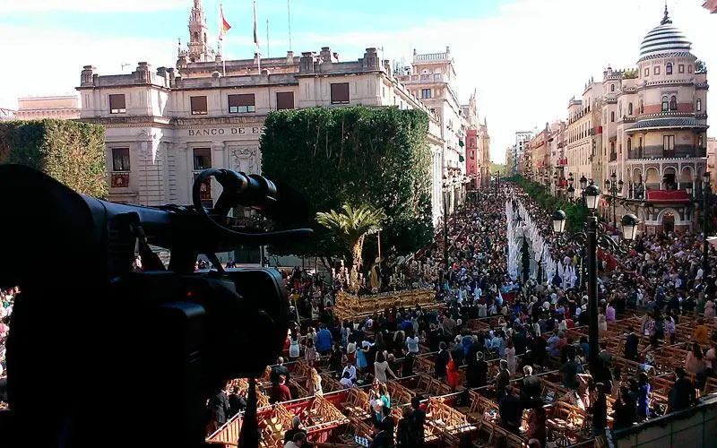 Carrera oficial de la Semana Santa de Sevilla. - ARCHIVO