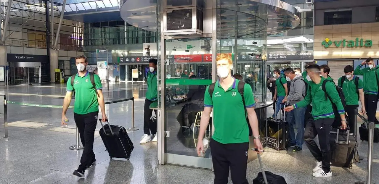 Partida hacia Madrid. - Unicaja CB