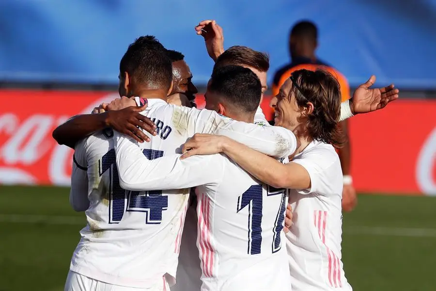 Gol del Madrid. - EFE