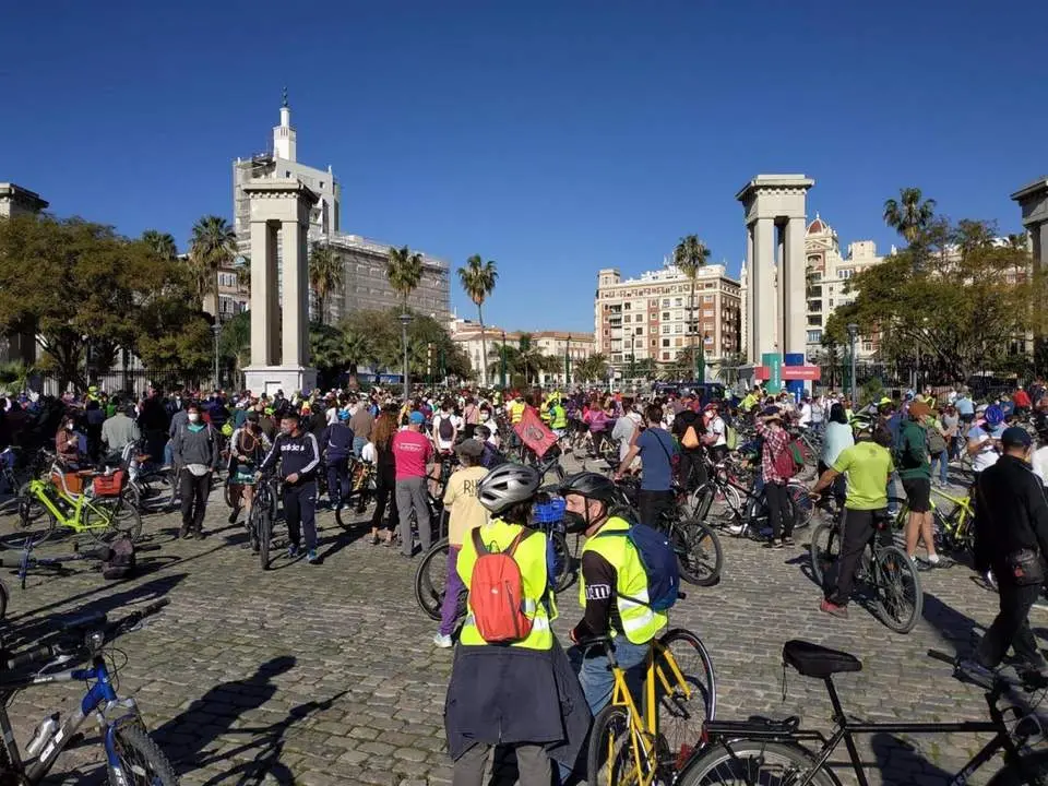 'Bicifestaci&oacute;n' este domingo en M&aacute;laga. - EP