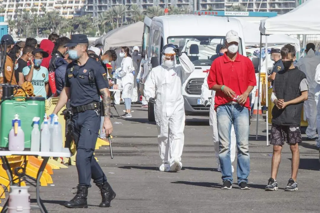 Dispositivo policial en Canarias. -  Europa press