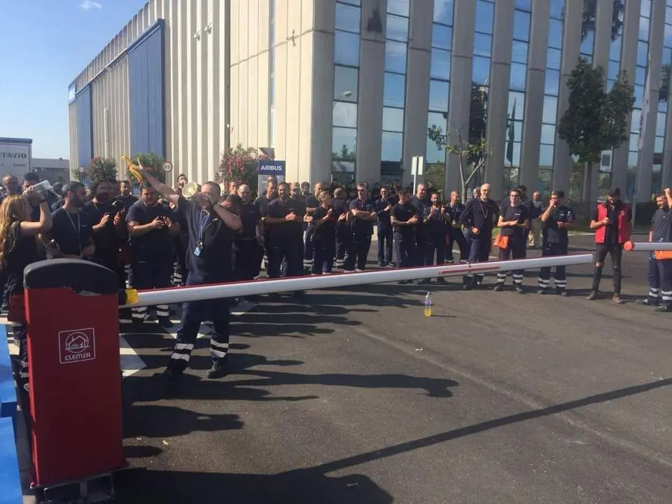 Protesta en la planta de Airbus Puerto Real. - CGT
