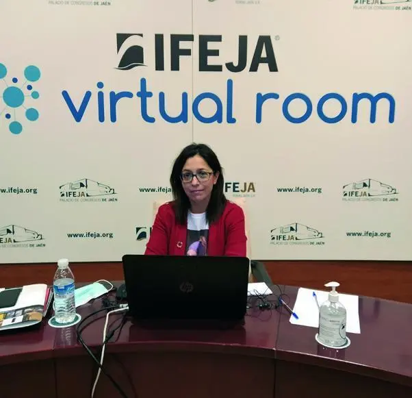 La presidenta del Consejo de Administraci&oacute;n de Ferias Ja&eacute;n, &Aacute;frica Colomo. - Viva Ja&eacute;n.