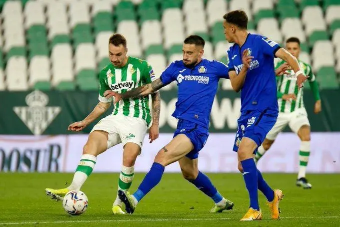Loren Mor&oacute;n durante el duelo ante el Getafe de la pasada jornada. - efe