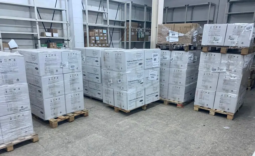 La provincia recibe 290.000 mascarillas del Gobierno. - 