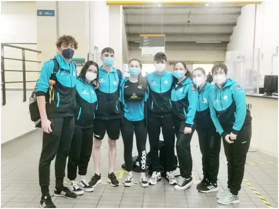 Nadadores del Club Nataci&oacute;n Sierra Sur, participantes en el campeonato de Andaluc&iacute;a.  - CN Sierra Sur. 