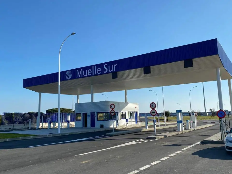 Control de acceso al Muelle Sur. - VH