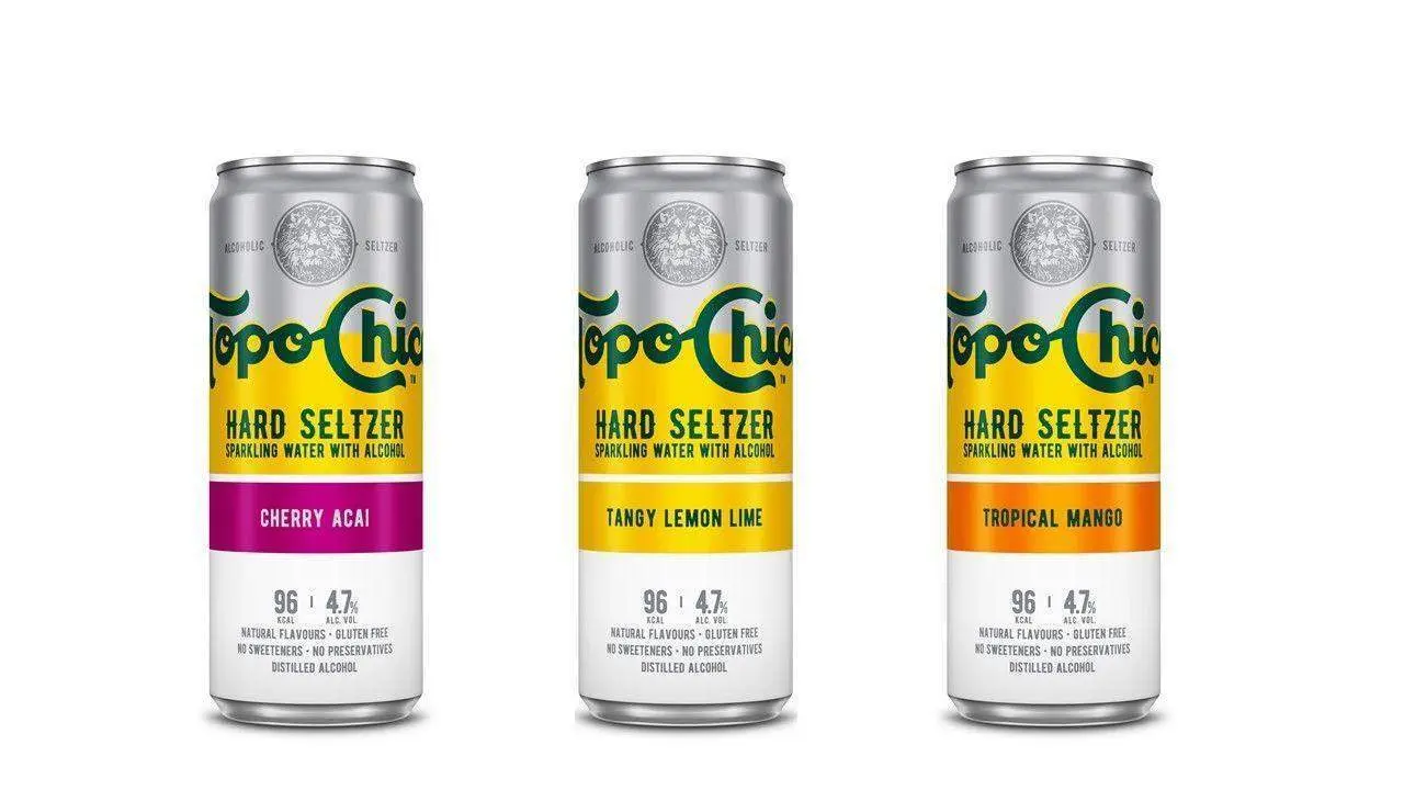 Topo Chico Hard Seltzer. - 