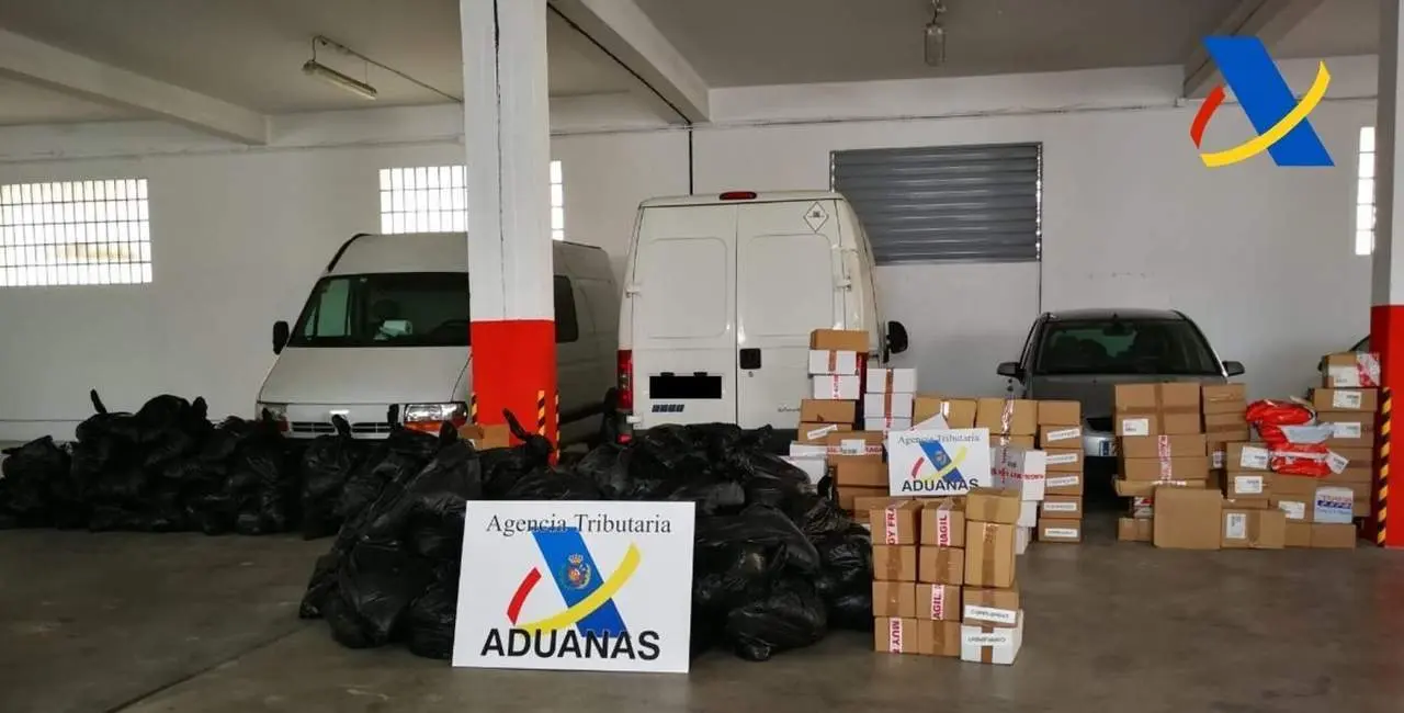 Una de las naves para el manipulado. - Agencia Tributaria