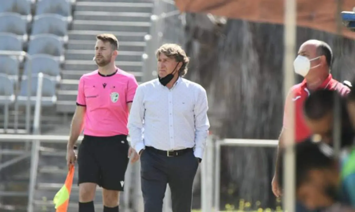Esteban Vigo, durante el partido de este pasado domingo en la Juventud. - Xerez CD