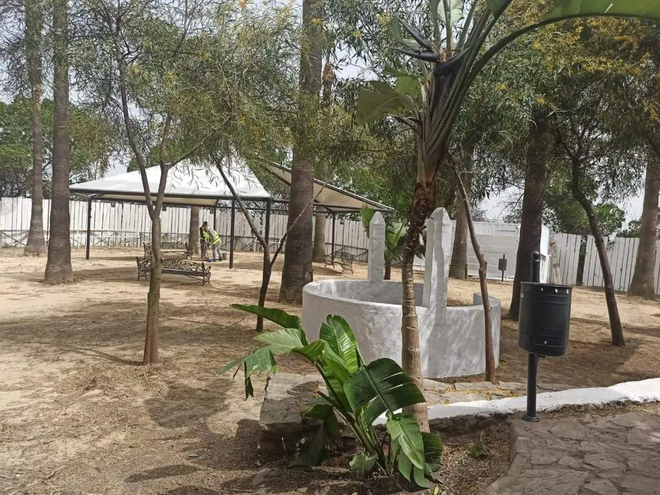 &Uacute;ltimos retoques en la nueva zona recreativa de Los Remedios. - 