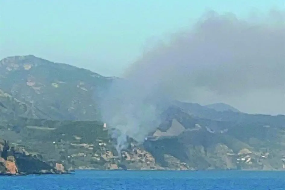 Incendio forestal en un paraje de Nerja.  - Infoca