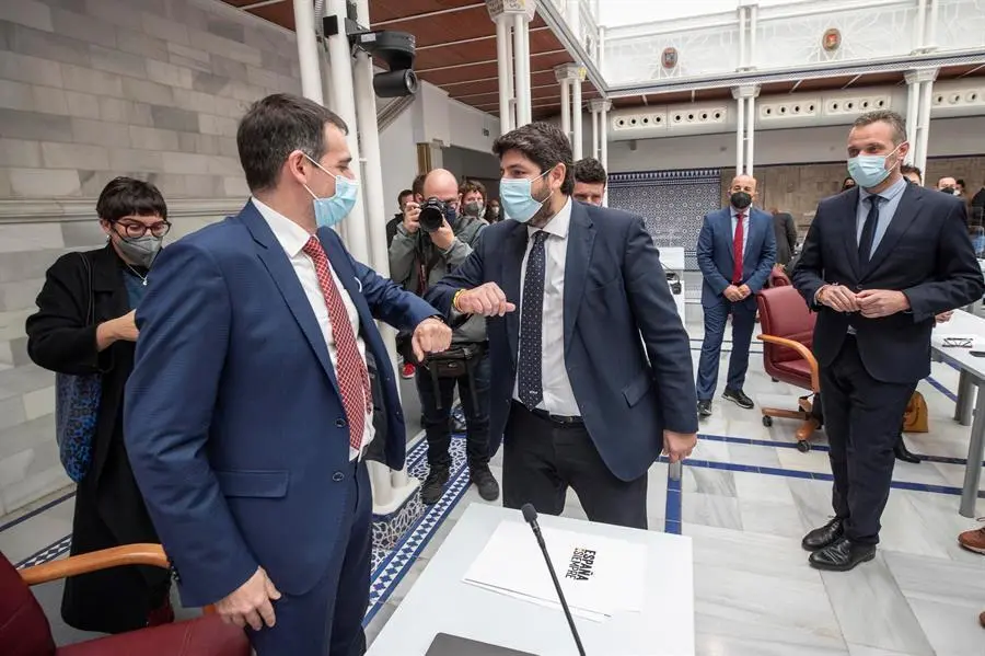 El presidente de la Comunidad de Murcia, Fernando L&oacute;pez Miras. - EFE