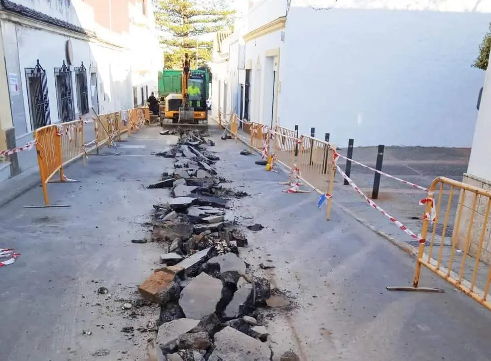 Actuaci&oacute;n en la calle Luna. - 