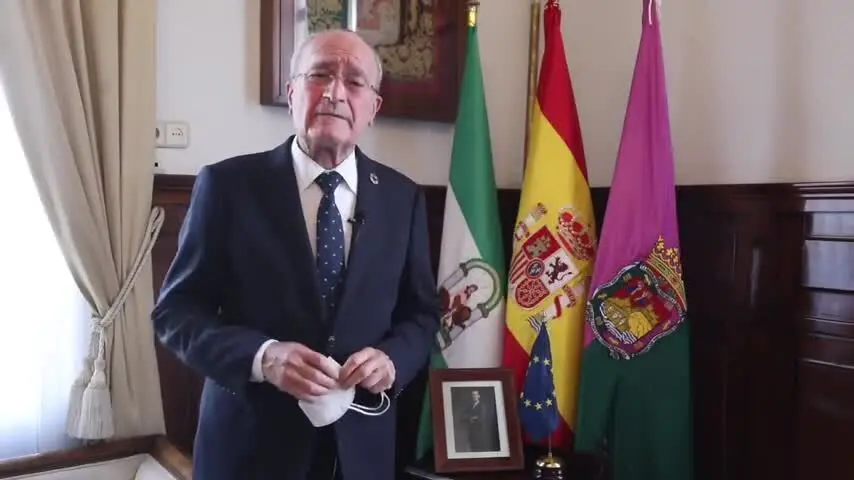 El alcalde de M&aacute;laga felicita la actitud "ejemplar" de cofrades para no extender el virus