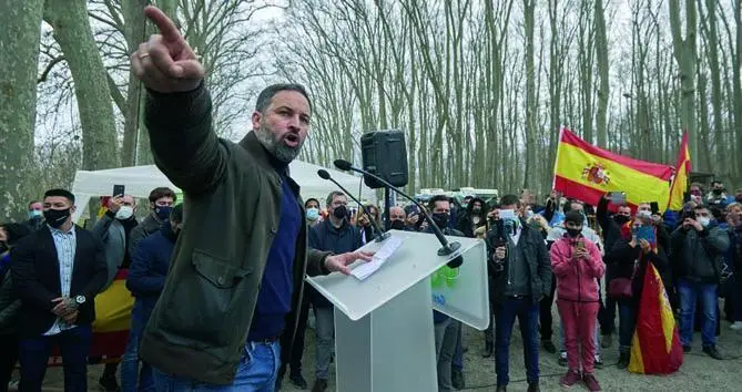 El l&iacute;der de Vox, Santiago Abascal. - EFE