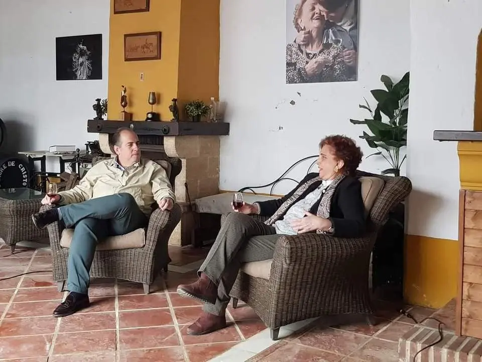 Una de las entrevistas realizadas en A Boca Llena - 7 TV