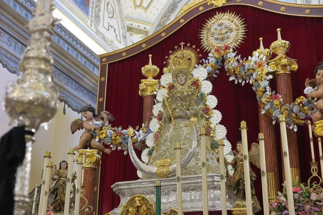 Virgen del Roc&iacute;o, en la parroquia de la Asunci&oacute;n. - VH