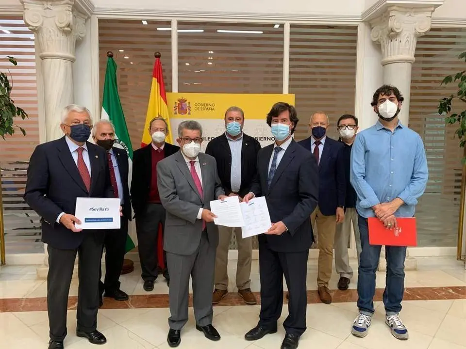 Encuentro de la plataforma Sevilla Ya con la Subdelegaci&oacute;n del Gobierno en Sevilla. - Sevilla Ya