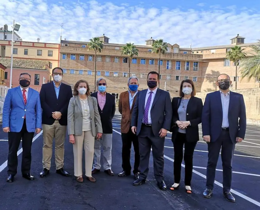 Visita al aparcamiento tras su adecuaci&oacute;n. - Ayto