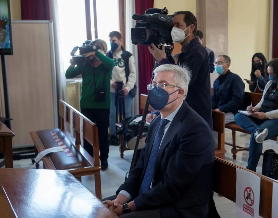 El exalcalde de Ja&eacute;n, Jos&eacute; Enrique Fern&aacute;ndez de Moya, en el juicio.   - Viva Ja&eacute;n.