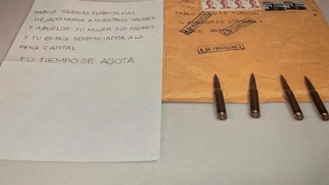 Carta recibida. - Twitter Pablo Iglesias