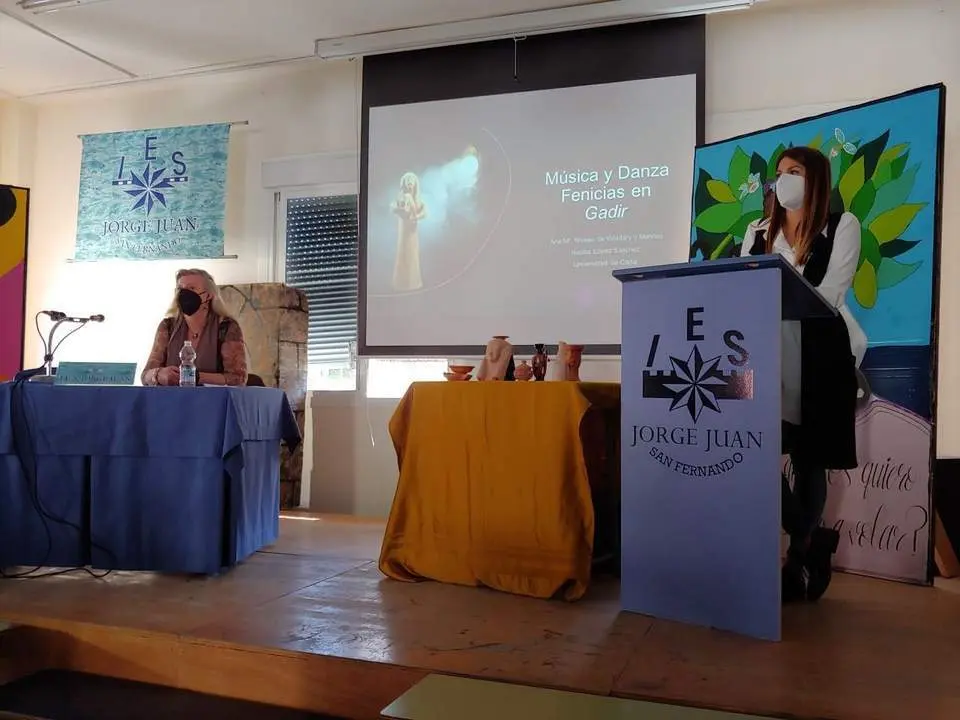 Un momento de la conferencia. - 