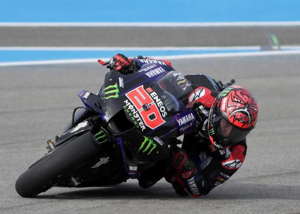 El piloto franc&eacute;s Fabio Quartararo (Monster Energy Yamaha MotoG )  - EFE/Julio Mu&ntilde;oz.
