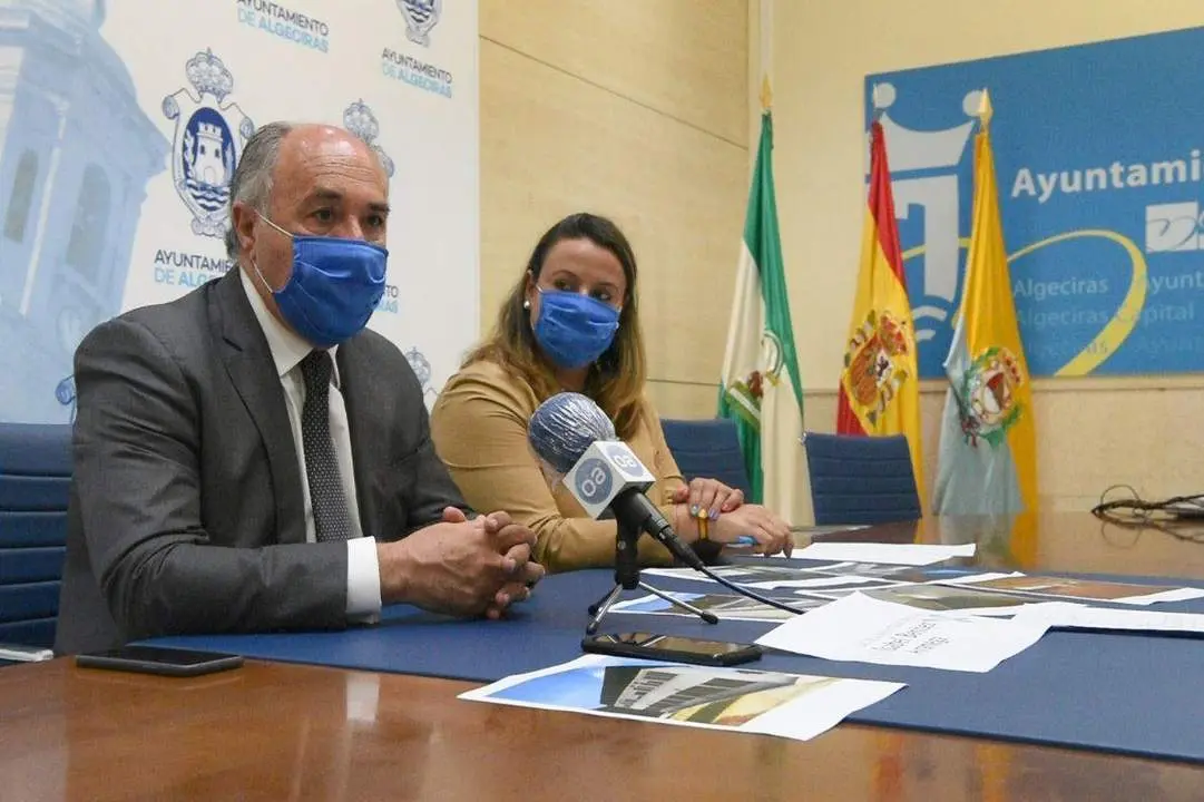 Landaluce, con Laura Ruiz. - AI