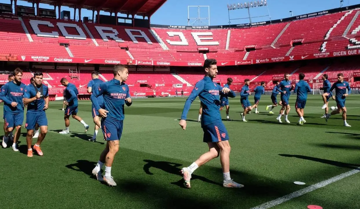 Imagen del entrenamiento de hoy. - sfc
