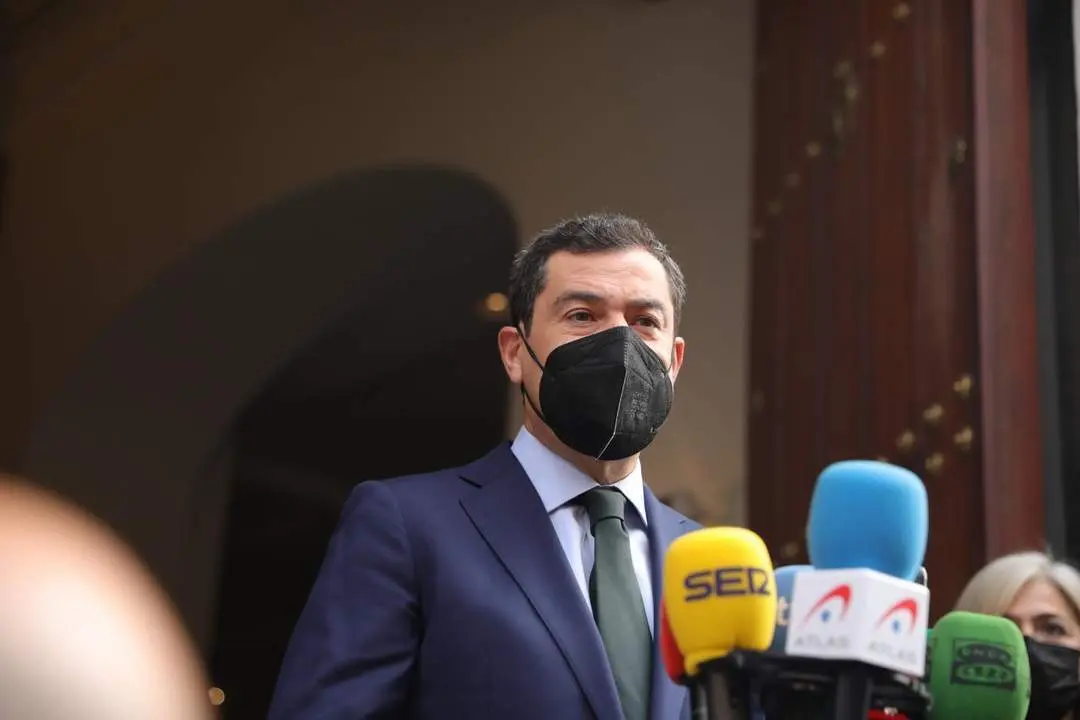El presidente Juanma Moreno. - EP