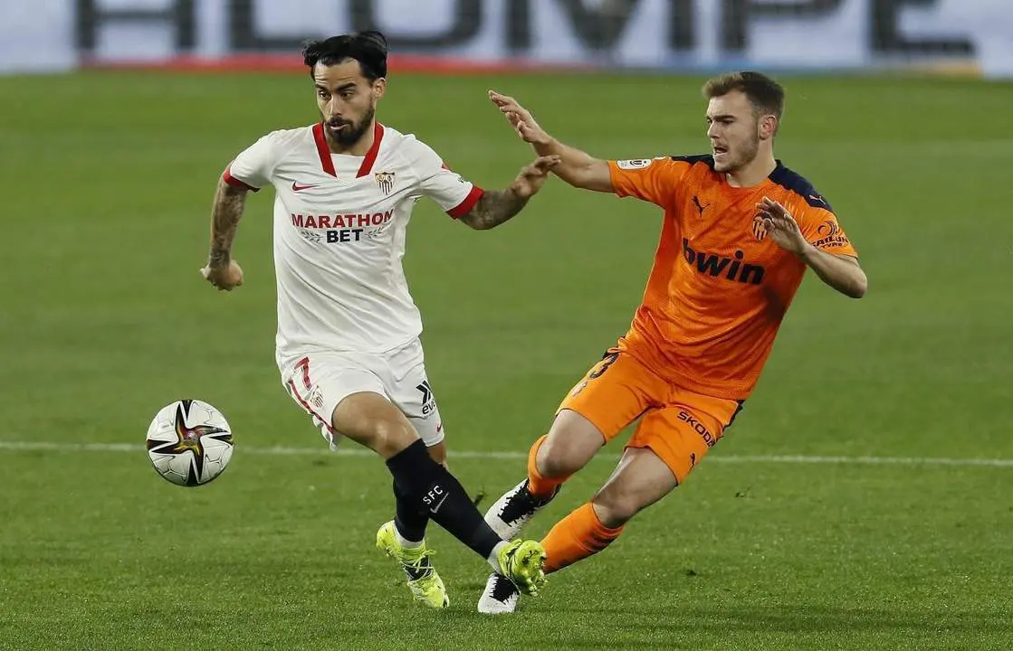 Imagen del Sevilla-Valencia. - efe