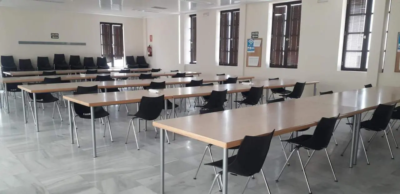 Sala de estudio. - 