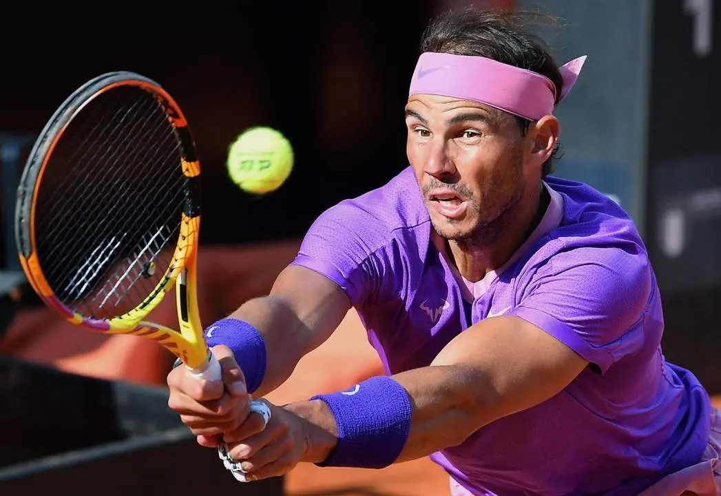Rafa Nadal en Roma. - EFE
